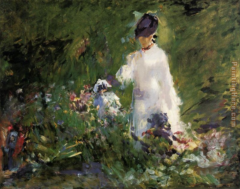 Edouard Manet Young Woman among the Flowers